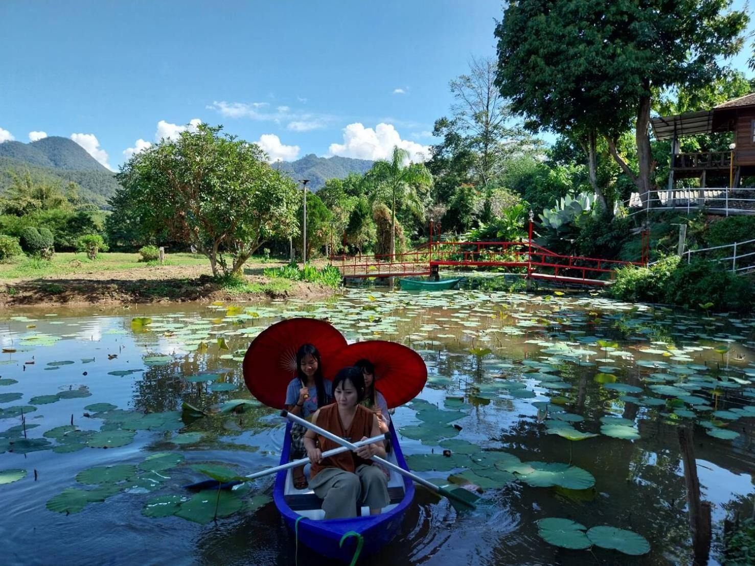 เรือนแฝด Brook View Hotel Pai Exterior photo